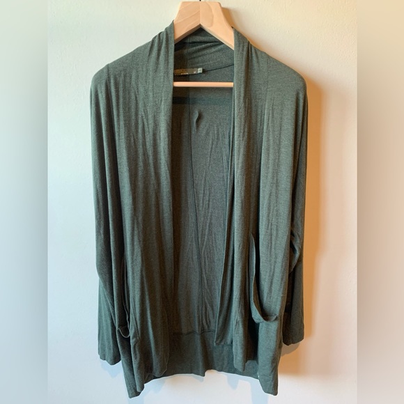 Prana Tops - Prana Green Wrap Cardigan
